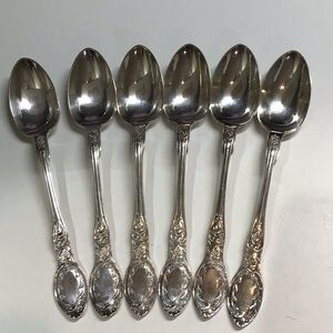 6 Silver-plate Teaspoons